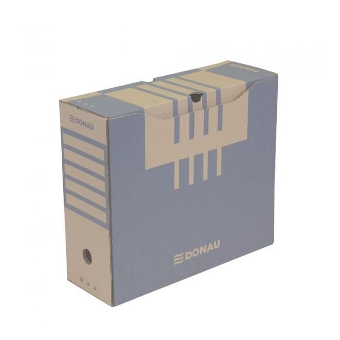 Archívny box DONAU 120mm hnedý 