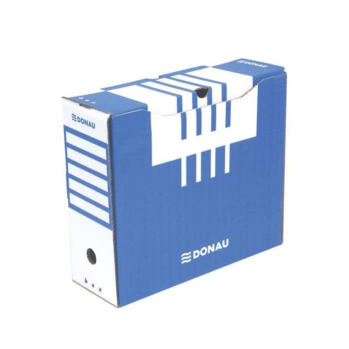 Archívny box DONAU 120mm modrý 