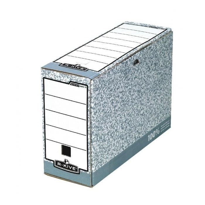 Archívny box Fellowes BANKERS BOX 105mm sivý/biely 