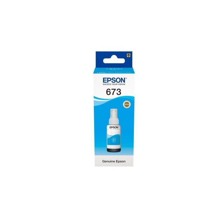 Atramentová náplň Epson C13T67324A cyan pre L800/L805/L850/L1800 (70 ml) 