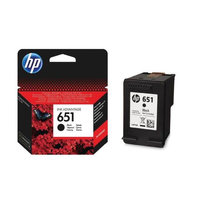 Atramentová náplň HP C2P10AE HP 651 black (600 str.) pre DeskJet Ink Advantage 5575/5645/OJ 202/252