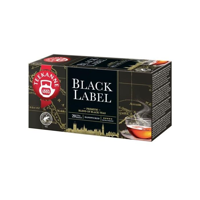 Čaj TEEKANNE čierny Black label HB 20 x 2g 