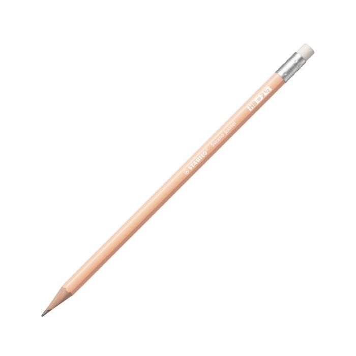 Ceruzka STABILO Swano Pastel HB s gumou pastel marhuľová 