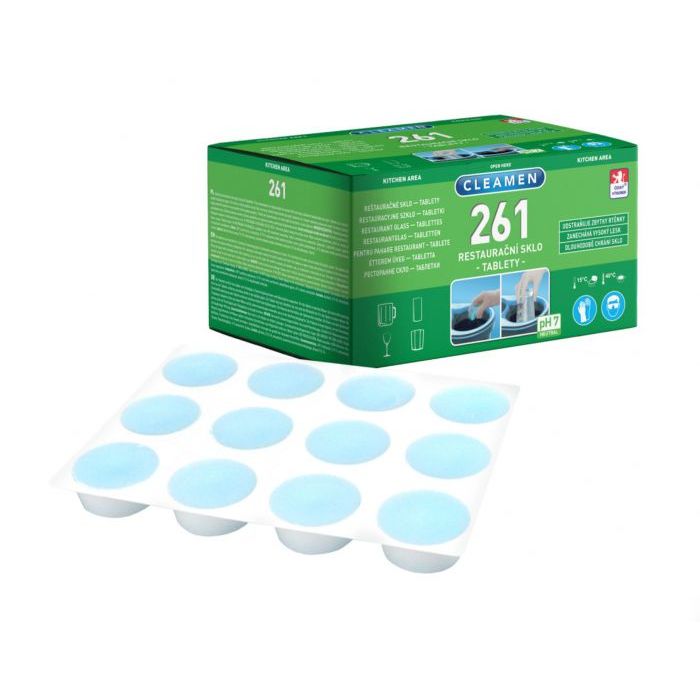 CLEAMEN 261 reštauračné sklo – tablety