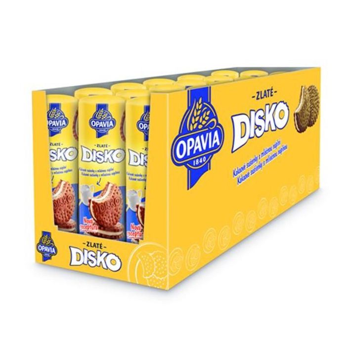 Disko sušienky kakaové s mliečnou náplňou 169g 
