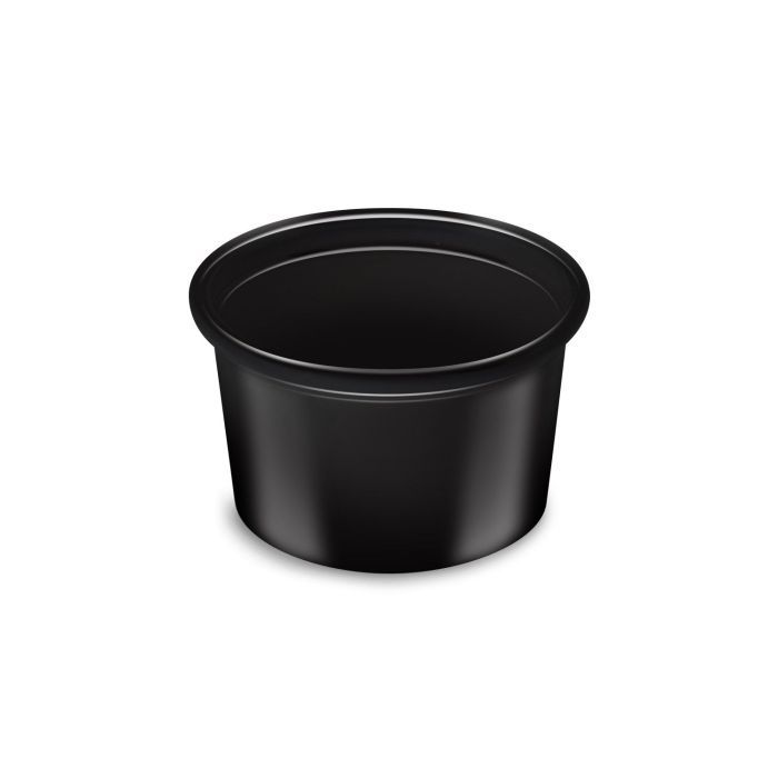 Dressingová miska čierná Ø46mm 30ml