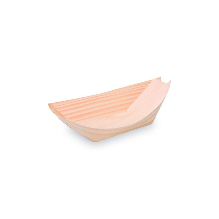 Fingerfood miska drevená lodička 13 x 8 cm