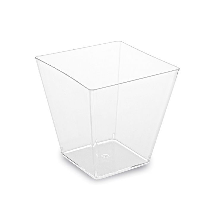 Fingerfood pohárik, hranatý číry 59 x 59 x 54mm, 100ml