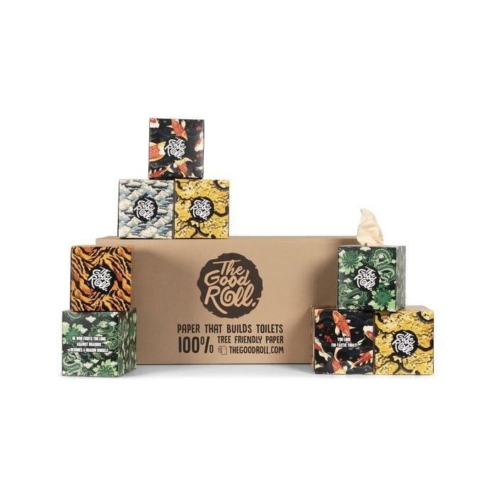 Good Roll - Vyťahovacie kozmeticke vreckovky, 3vr, mix farieb