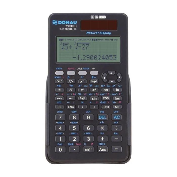 Kalkulačka DONAU TECH K-DT6004-13 - vedecká tmavosivá 