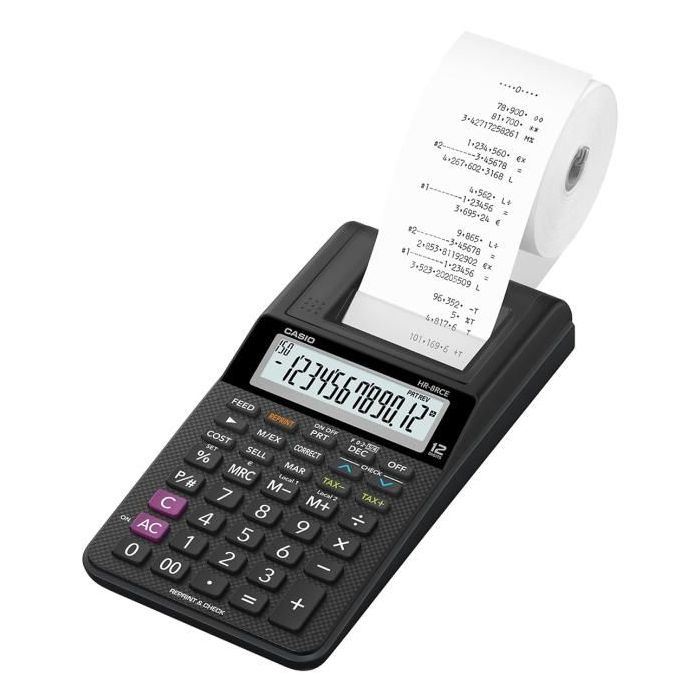 Kalkulačka s tlačou Casio HR-8RCE 