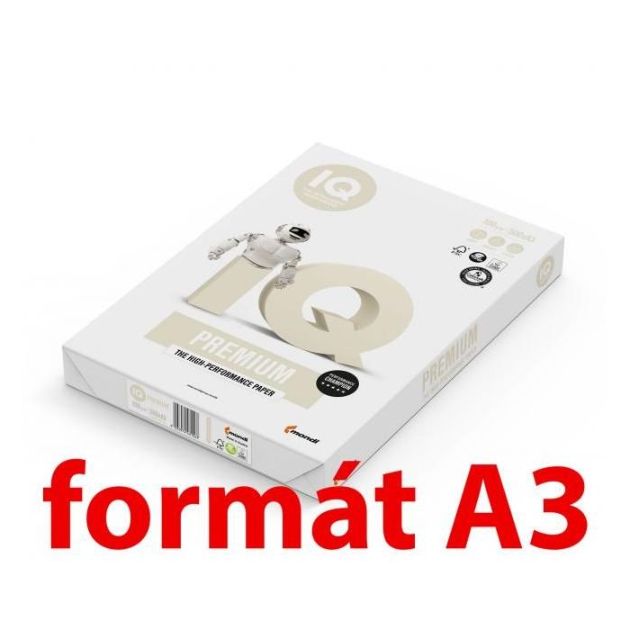 Kopírovací papier IQ premium A3, 80g 