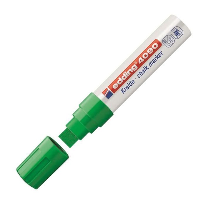 Kriedový popisovač edding 4090 zelený 