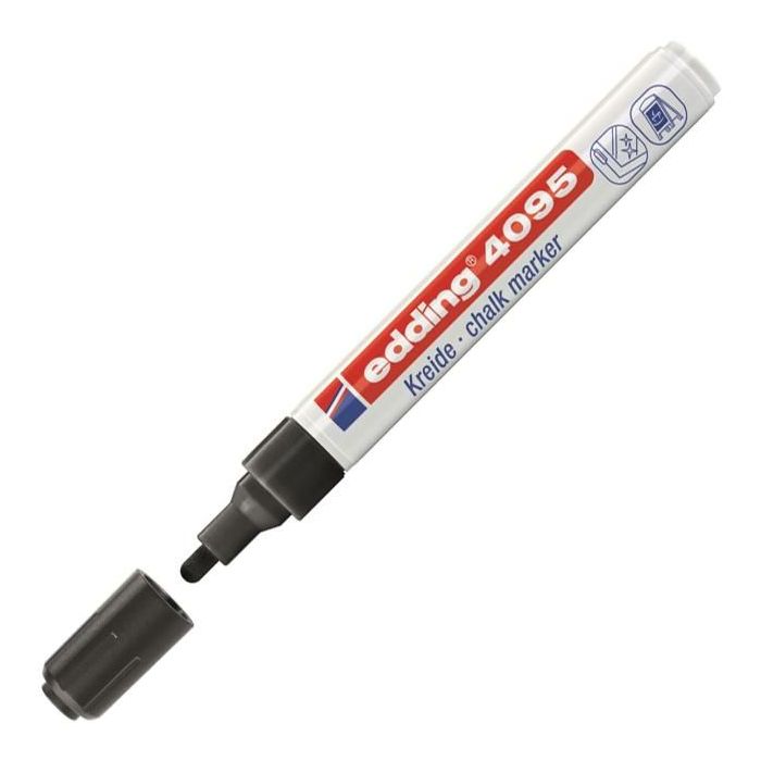 Kriedový popisovač edding 4095 čierny 
