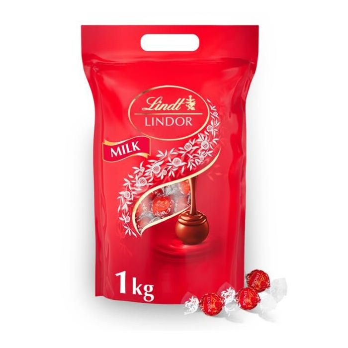Lindt pralinky Lindor mliečne 1000g 
