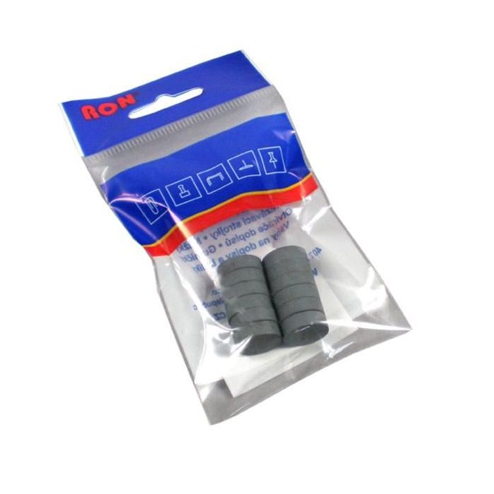 Magnety RON 16 mm čierne, 12ks 
