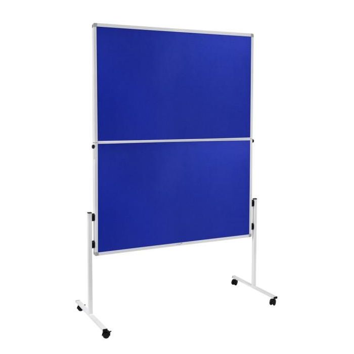 Moderačná tabuľa plstená 150x120 cm ECONOMY modrá 