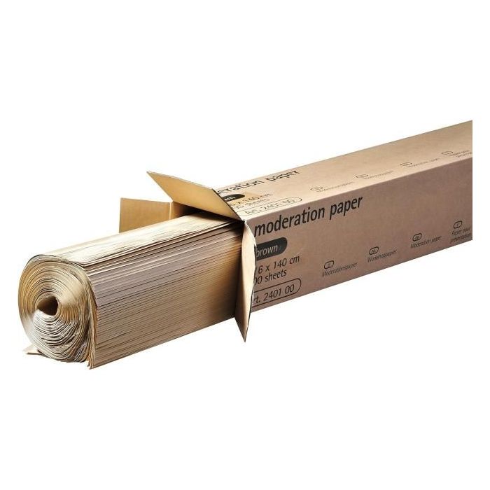 Moderačný papier 100 ks hnedý 