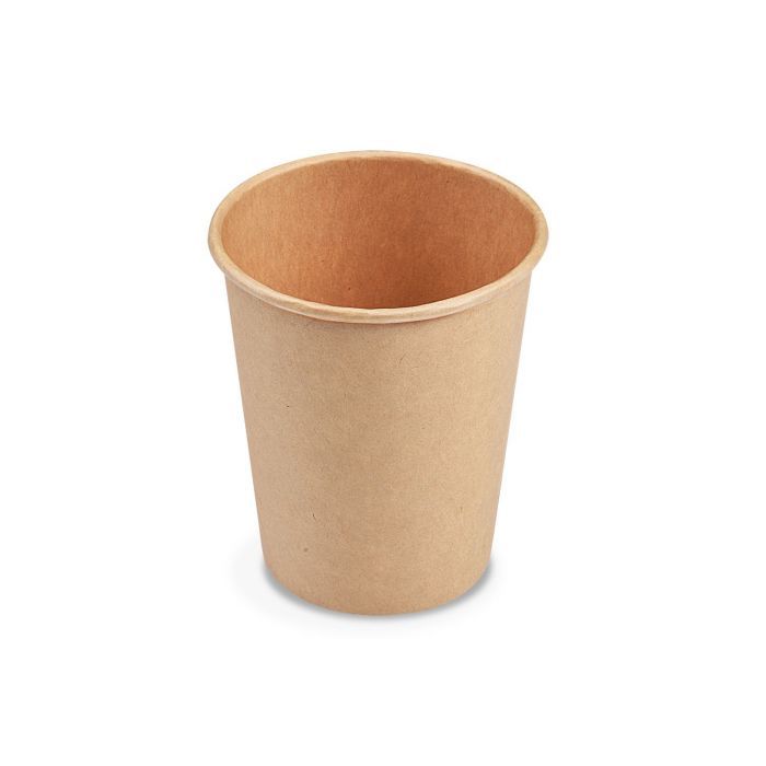 Papierový pohár kraft M, Ø80mm, 280ml 