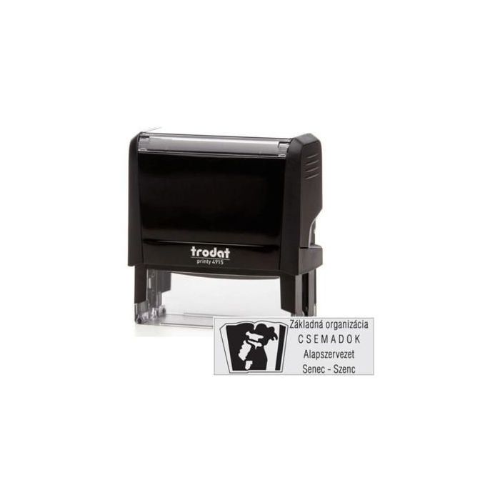 Pečiatka Trodat Printy 4915 70x25mm - odtlačok modrý 