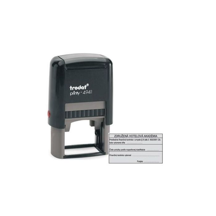 Pečiatka Trodat Printy 4941 41x24mm - odtlačok čierny 