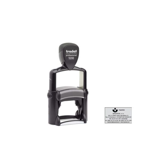 Pečiatka Trodat Professional 5200 41x24mm - odtlačok fialový 