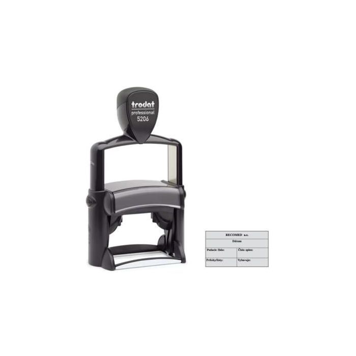 Pečiatka Trodat Professional 5206 56x33mm - odtlačok modrý 