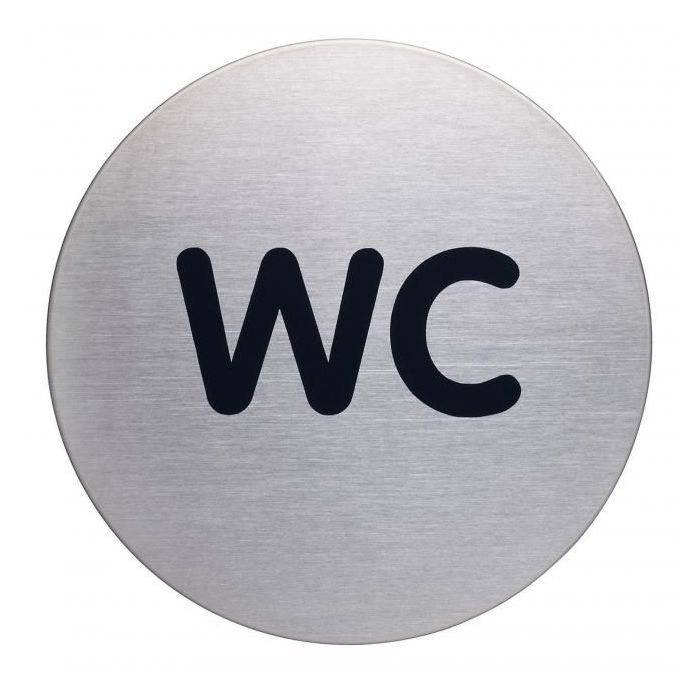 Piktogram WC text 