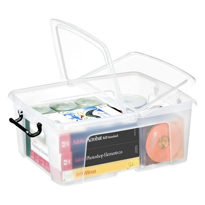 Plastový box s vekom 24l 