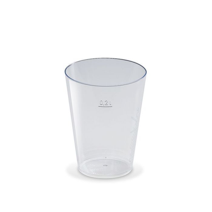 Pohár kryštál Ø75mm 0,2L