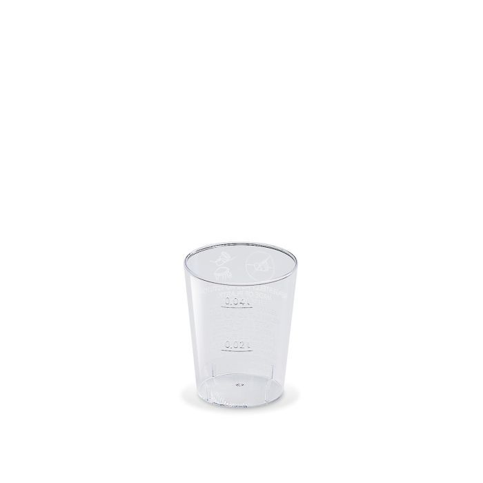 Pohárik kryštál Ø43mm 2cl/4cl