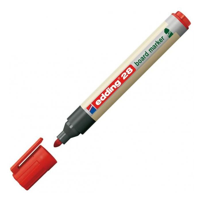 Popisovač na tabule edding 28 červený 