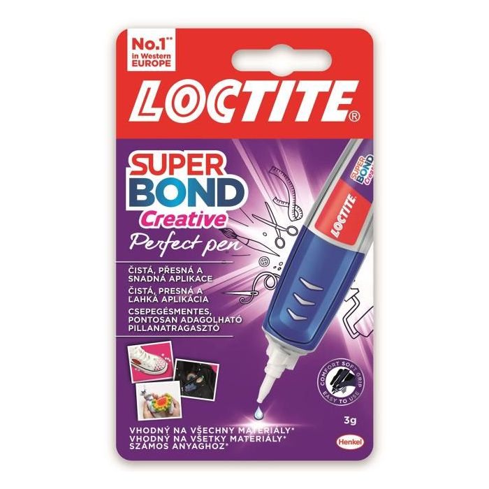 Sekundové lepidlo LOCTITE Super Bond Creative Perfect Pen 3 g 