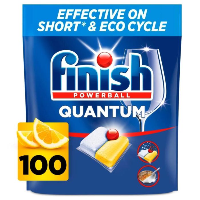 Tablety do umývačky riadu FINISH Quantum Lemon, ALL IN1 100ks