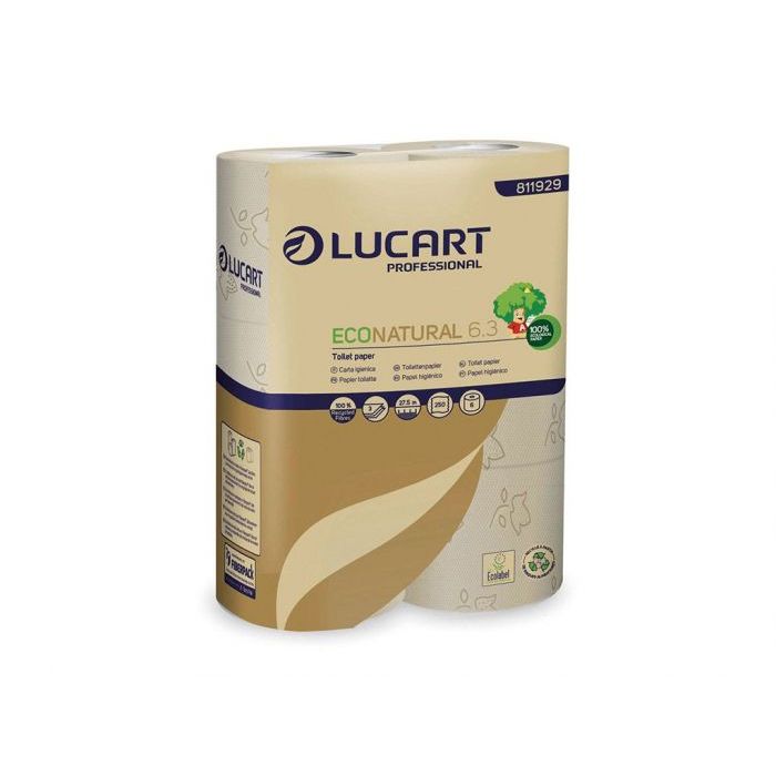 Toaletný papier Lucart ECO natural premium 6.3, 3vrstvý