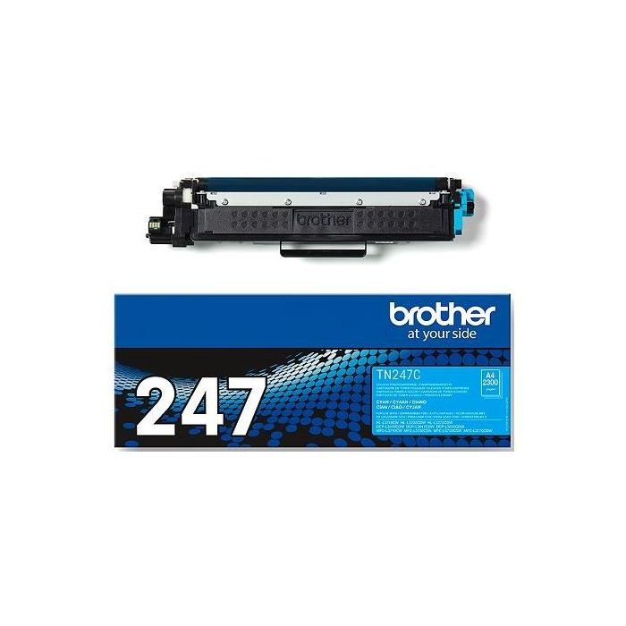 Toner Brother TN-247 pre HL-L3210CW/L3270CDW, DCP-L3510CDW/L3550CDW cyan (2.300 str.) 
