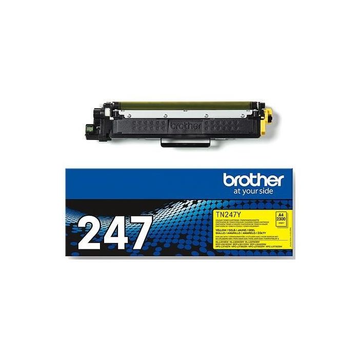Toner Brother TN-247 pre HL-L3210CW/L3270CDW, DCP-L3510CDW/L3550CDW yellow (2.300 str.) 