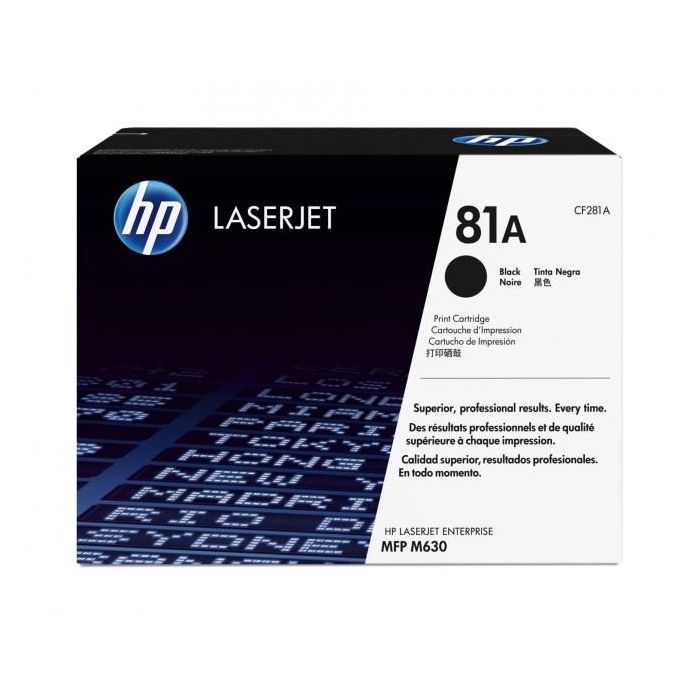 Toner HP CF281A HP 81A black (10.500 str.) pre LaserJet Enterprise M604/ M605/ M606/ M630