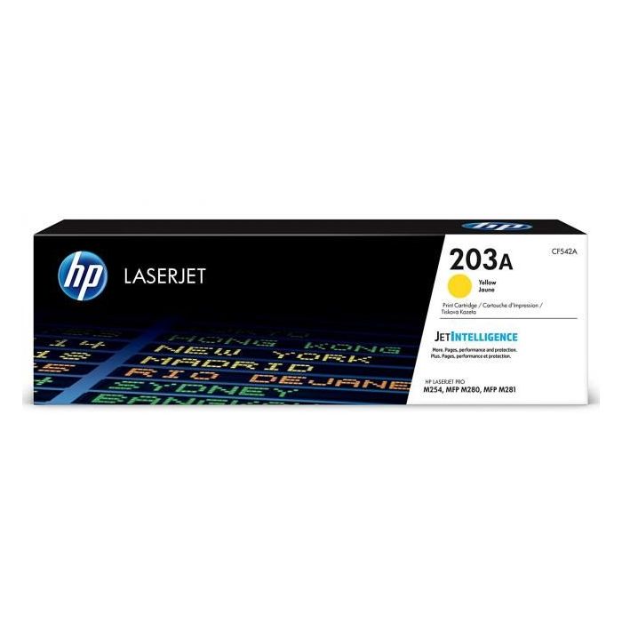 Toner HP CF542A HP 203A yellow (1.300 str.) pre LaserJet Pro M254dw/M280nw/ M281fdn