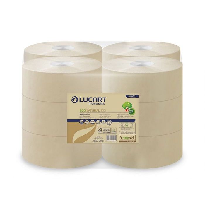 Toaletný papier Lucart jumbo ECO natural 150
