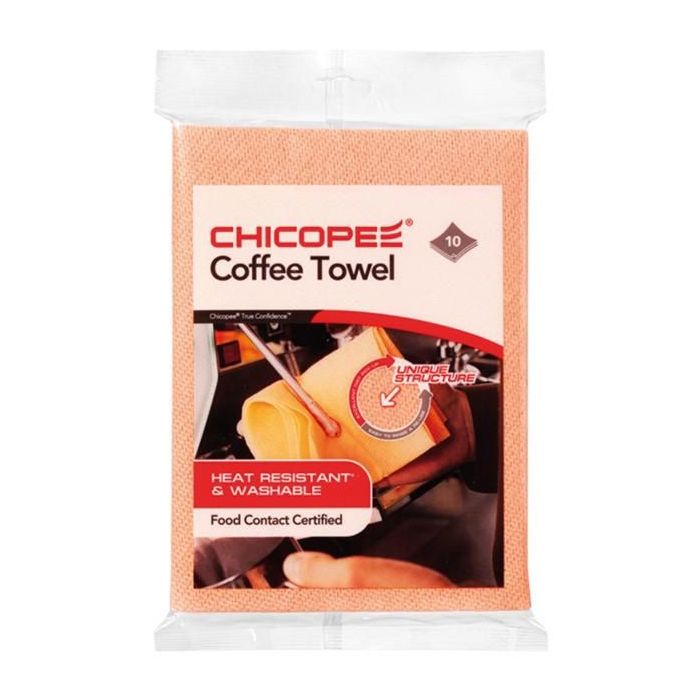 Utierka COFFEE TOWEL 43 x 32 cm, oranžová 10 ks 