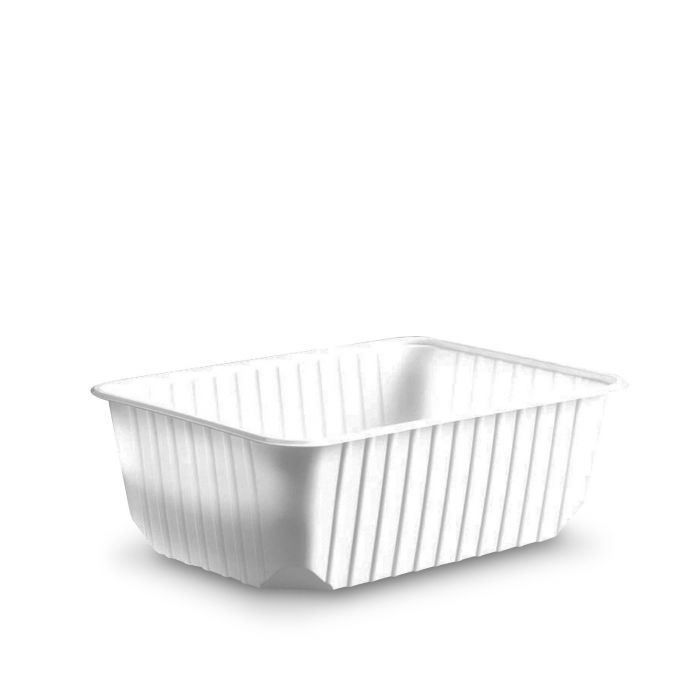 Vanička hranatá biela 186 x 133 mm 1000ml