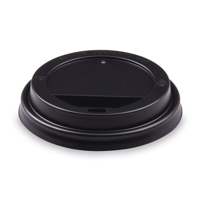 Viečko vypuklé čierne Ø62mm