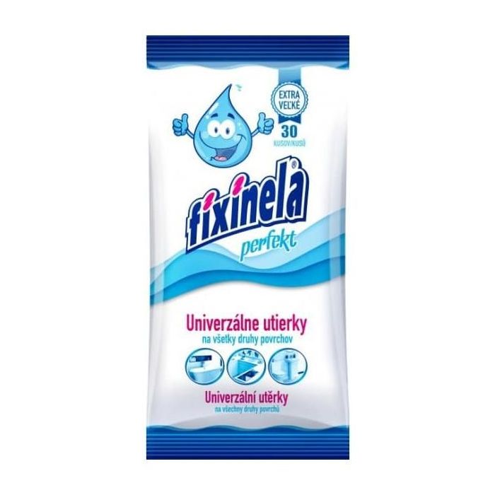 Vlhčené utierky Fixinela perfekt univerzálne, 30 kusov 