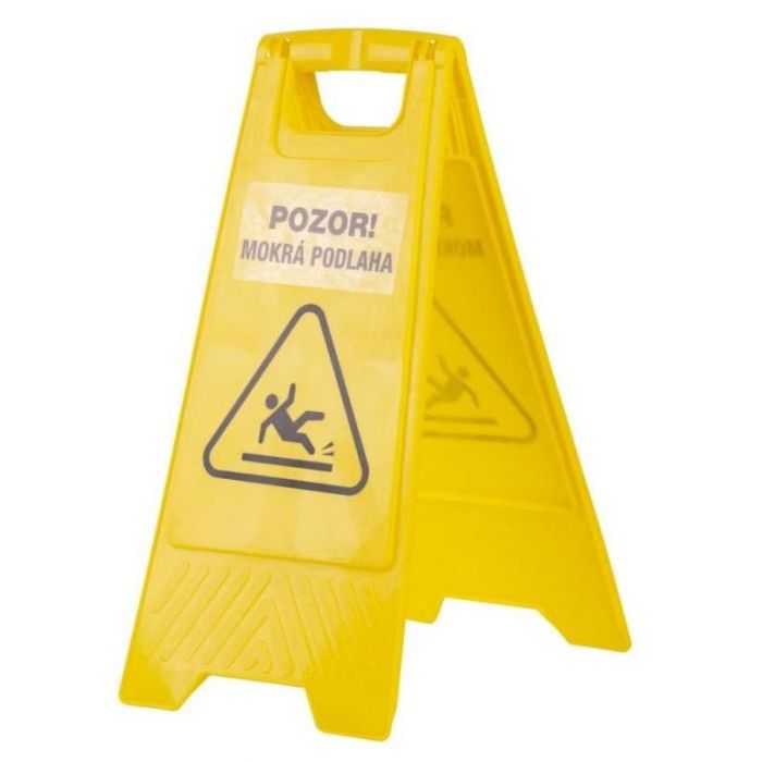 Výstražná tabuľa - Pozor klzká podlaha